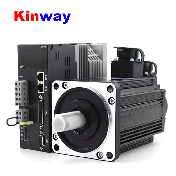 Kinway Servo motor 110ST-M05030 5N.m 6A 1.5kw AC 220V with 3 meter cable servo motor with driver for laser cutting machines