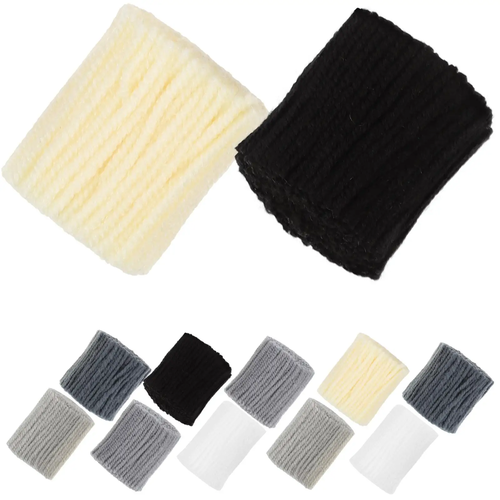 

12 Pcs Tufting Yarn Kits Carpet Embroidery Wool Handmade Craft Latch Hook Rug Making Blanket Diy Acrylic Fiber Soft Colorful Pre