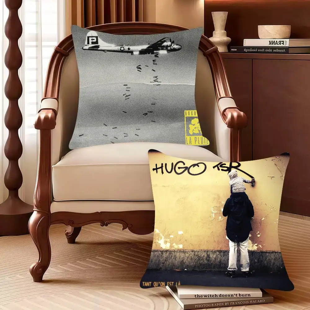 

La Pluie H-Hugo TSR Pillow Case Decor Protective Covers Comfortable soft for Sofa Living Room Home office