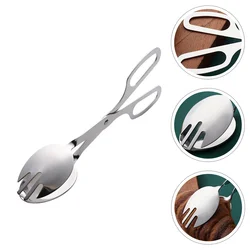 Salad Holder Food Clip Bakery Supplies Kitchen Serving Ins Tong Gnocchi Pasta Metal Bread Buffet Tongs Kitchen Baking Tools Clip