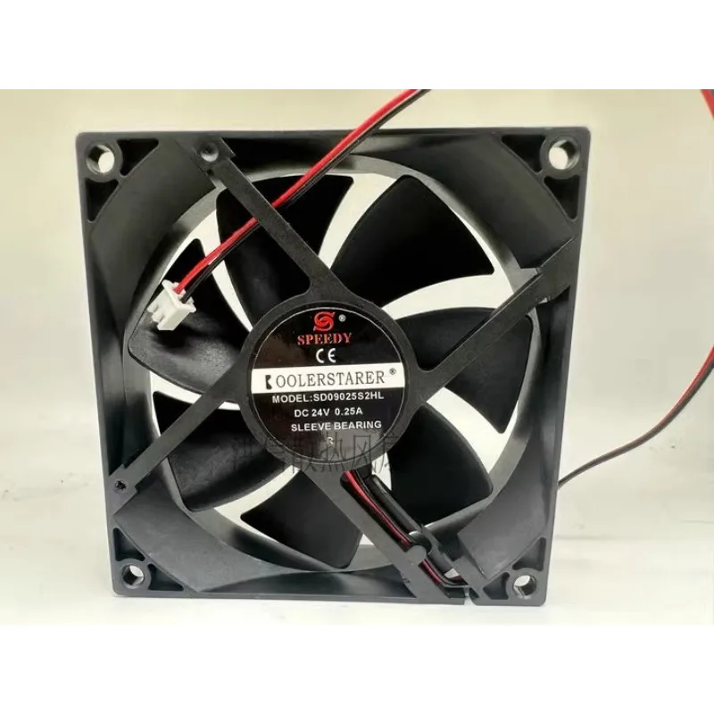 Original Cooler Fan 9CM 9025 SD09025S2HL DC24V 0.25A Welding Machine Dedicated Cooling Fan 90*90*25MM
