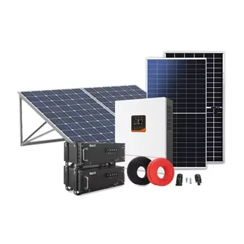 30KW Complete Home Solar Energy System  Small Off-Grid System Solar Panel Inverter Lithium Battery Roof-Mounted Lighting