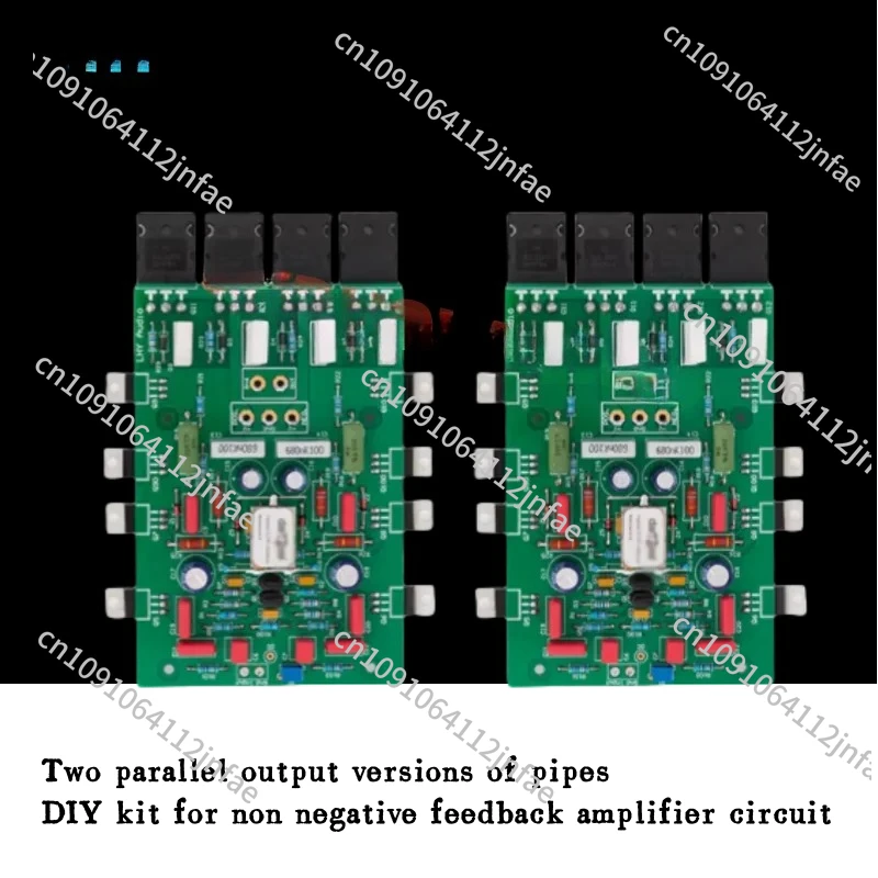 NHB-108 Amplifier Replica DIY Kit - 2 Pairs Parallel Output Version for Non-negative Feedback Amplifier Circuit (HiFi Audio)