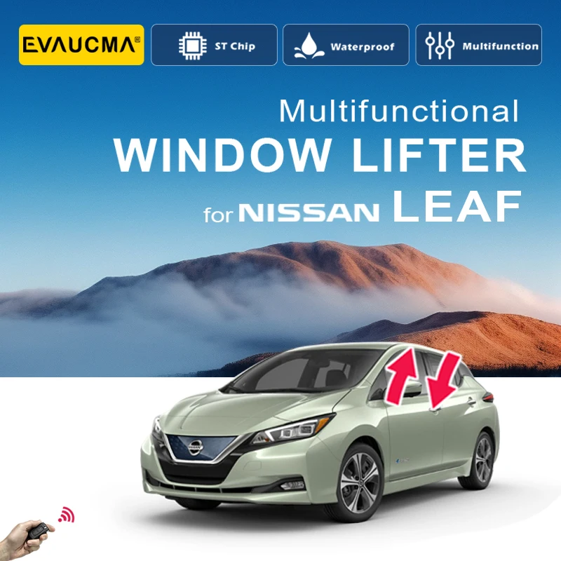 For Nissa Leaf Car Auto Window Lifter Closer Remote Control Four Window Lift Close & Open Closing Kit Module Accessories