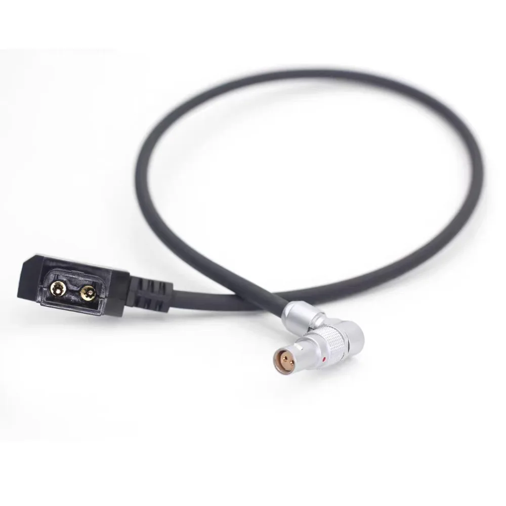 New D-tap to 2 Pin Female Rotatable Right Angle Power Cable for RED Komodo Camera