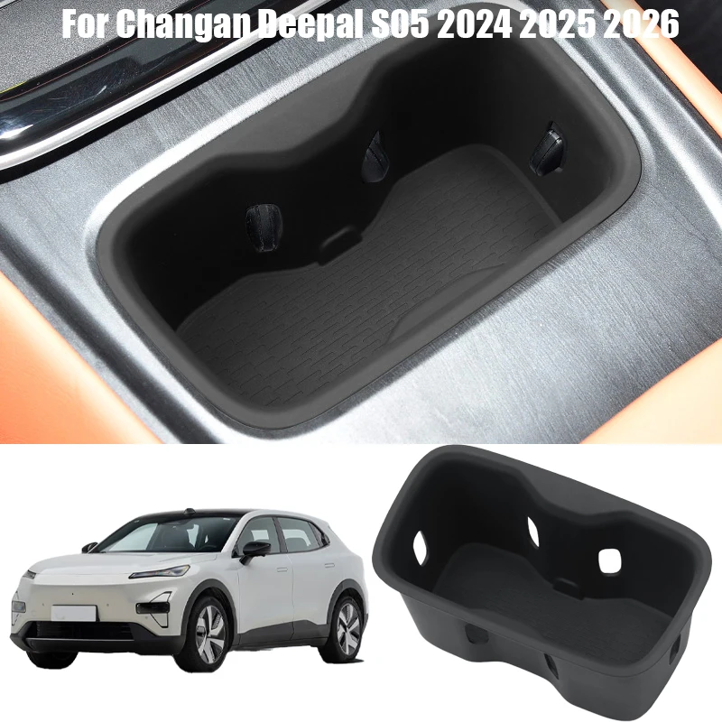 Silicone Cup Holder Pads For Changan DEEPAL S05 2024 2025 2026 Non-Slip Shock-Absorbing Car Interior Accessories