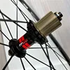 초경량 자전거 바퀴 700c 깊이 30/40/50mm 깊이 19mm 폭 알루미늄 합금 자전거 바퀴 세트 림 브레이크 휠셋 5