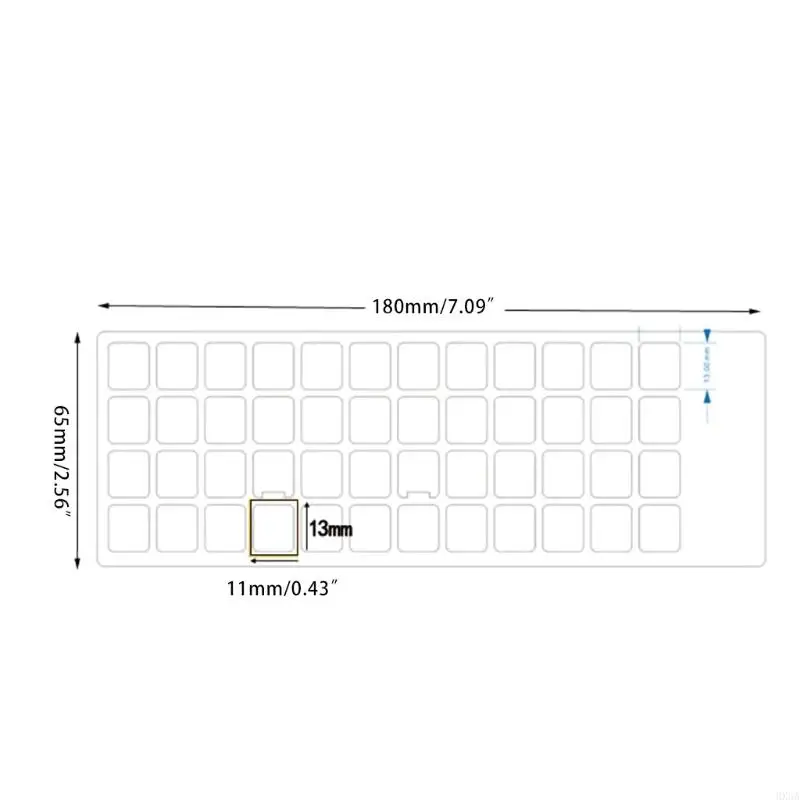 HX6A 2 uds pegatinas teclado árabe transparentes con letras para cualquier ordenador portátil, PC, escritorio y portátil