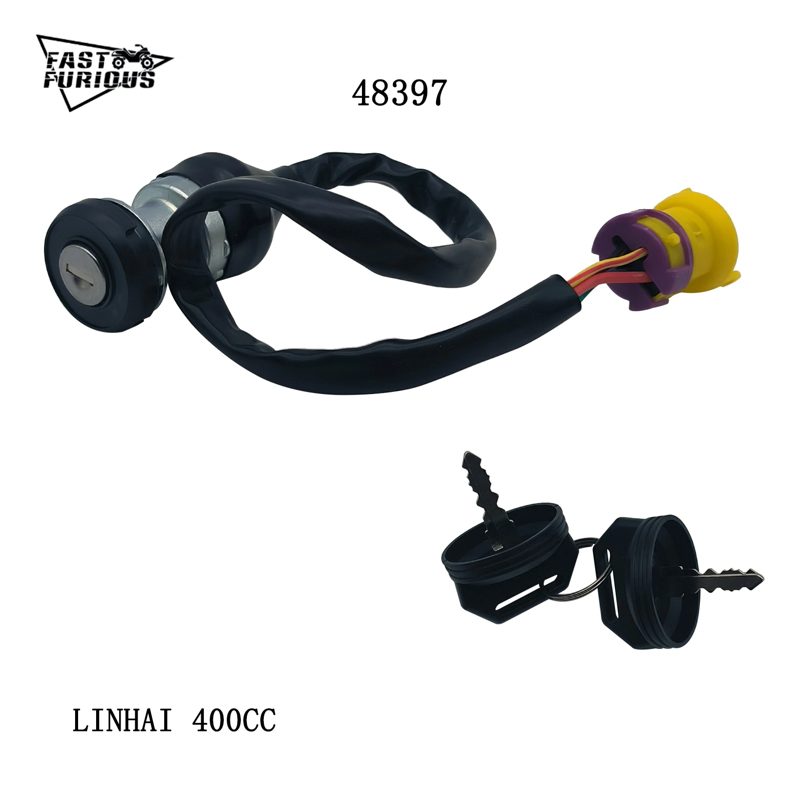 مجموعة القفل.OEM 48397 لـ LINHAI 400 Massimo Buck 250, 450& T-Boss 550, 560, 760