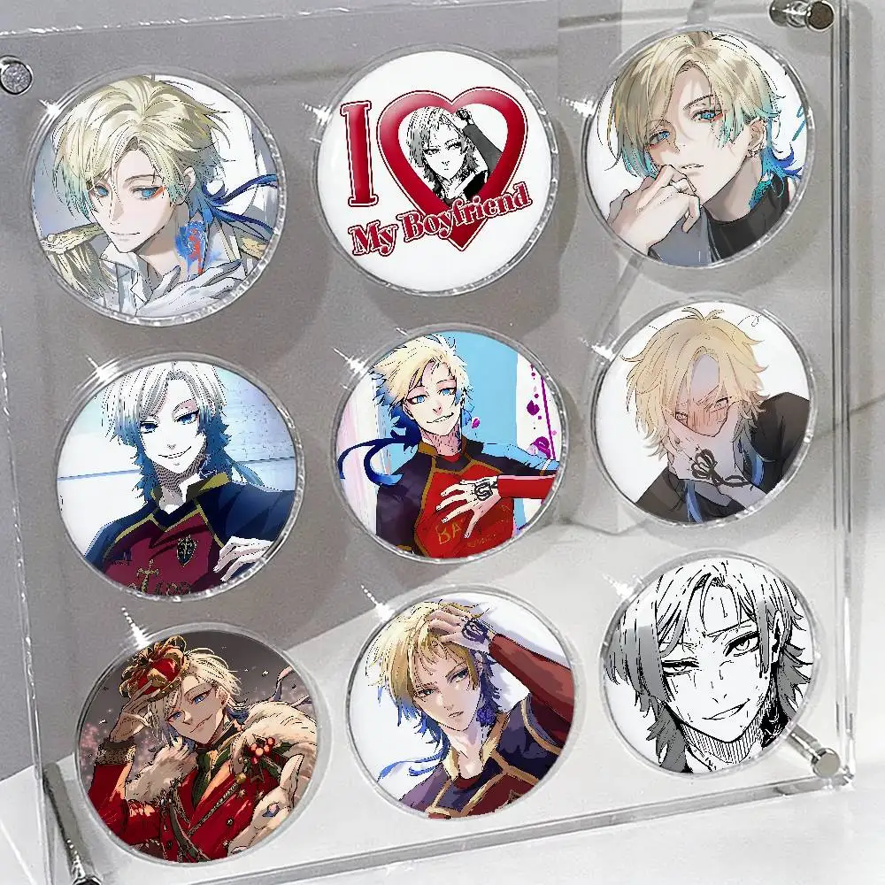 Cool M-Michael Kaisers Badges Tinplate Soft Button Pin Brooch Metal Badge Custom Jewelry Accessories Hat Bag Lapel