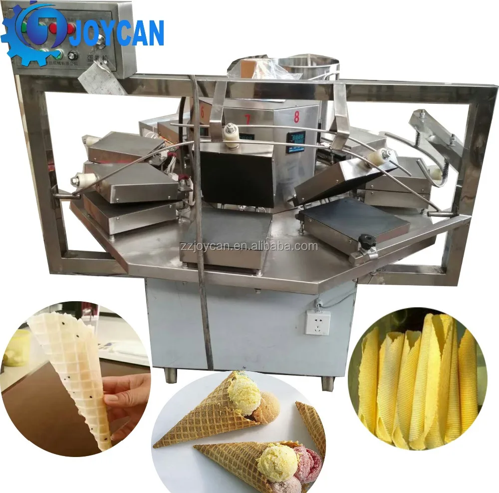 Industrial Egg roll making machine suger cone maker ice cream cone making machine