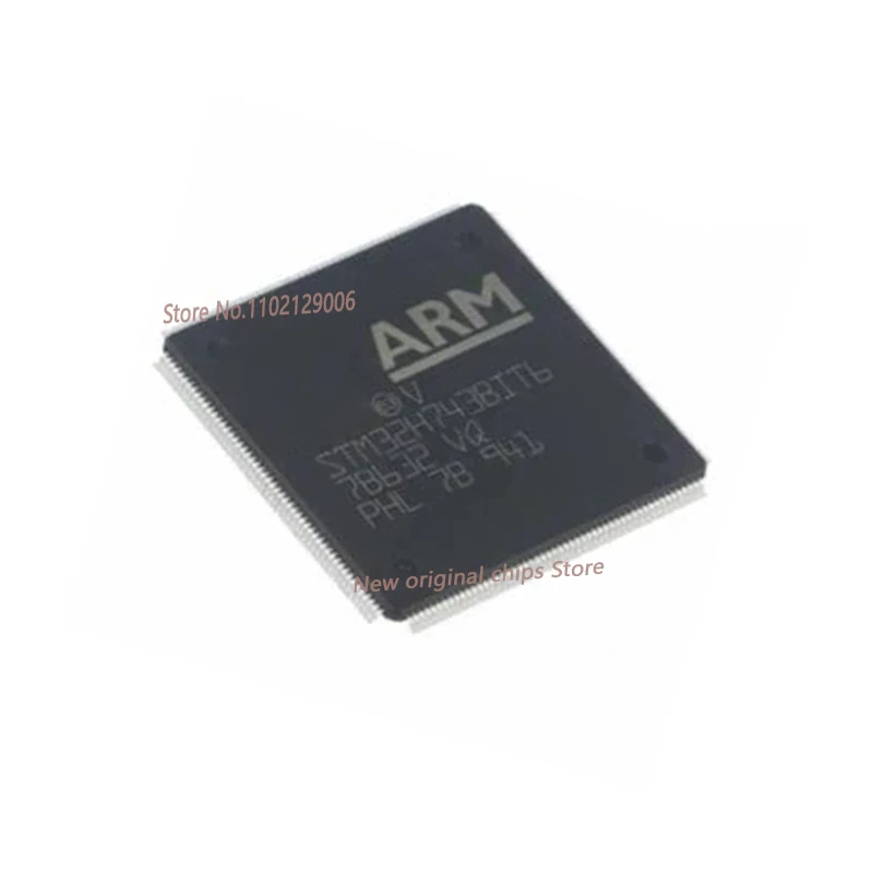 

STM32H743BIT6 1 шт./лот STM32H743B STM32H743 STM32H74 STM32H7 STM32H STM32 QFP208 32-битный чип микроконтроллера новый оригинальный