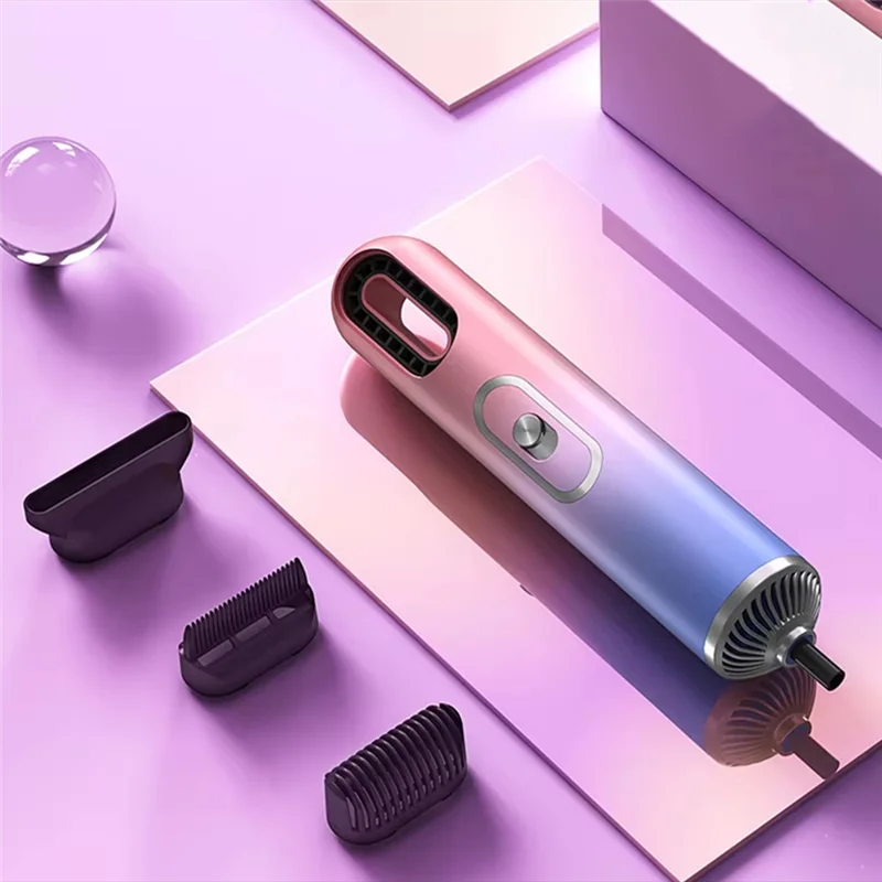 Высококачественный фен, мини-фен, синий свет, постоянная температура, уход за волосами, ручной высокоскоростной фен, вилка стандарта США-A58E