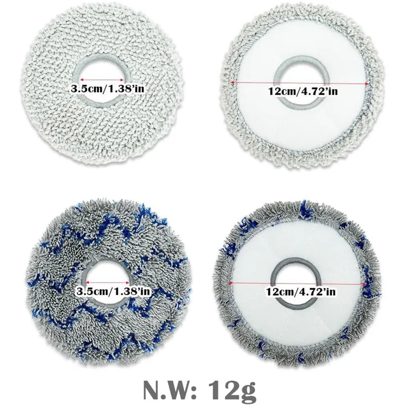 YCOC-1Set Replacement Parts Accessories For ECOVACS DEEBOT X2 Omni Robot Vacuum Cleaner (Side Brushes, Filters,Dust Bags,Mop Pad