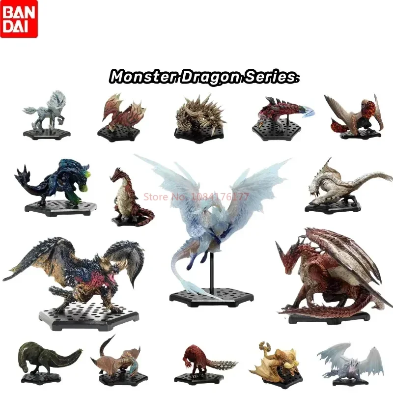 Monster Hunter World Figure Plus All Dragon Zinogre Kushala Daora Xenojiiva Rathalos Nergigante NargacugaFigure Model Toy Gift