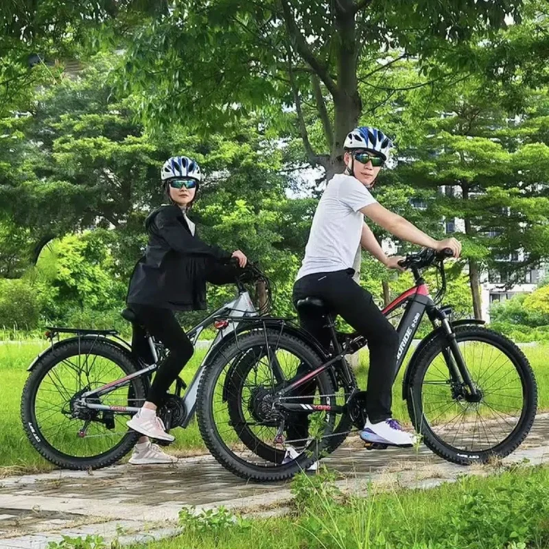 RANDRIDE YG90 Electric bike 1000W 48V17AH Hydraulic Brake E-bike with Full Suspension 50km/h 27.5/29 inch tire Electric Bicycle image 6