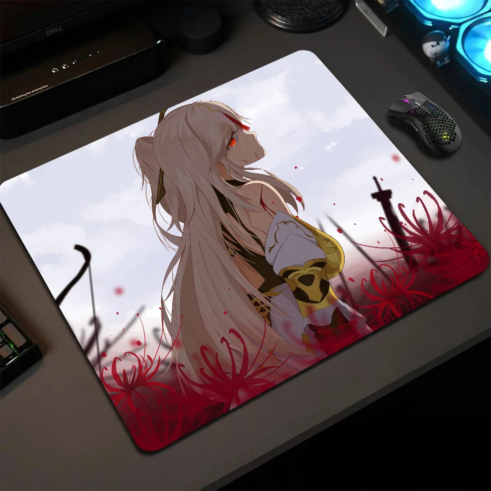 

Ningguang Genshin Impact Mousepad Small LockEdge Mouse Pad For Gamers Computer Desk Pad Anti-slip Rubber