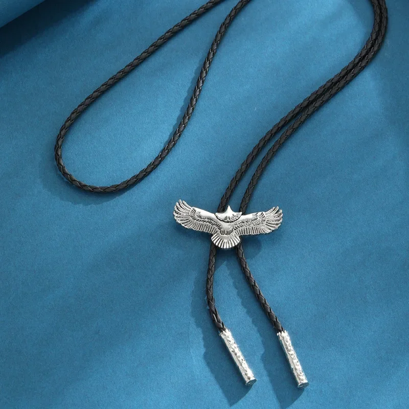 2025 قلادات طويلة لكل من الرجال والنساء على شكل نسر، إكسسوار عصري وشخصي