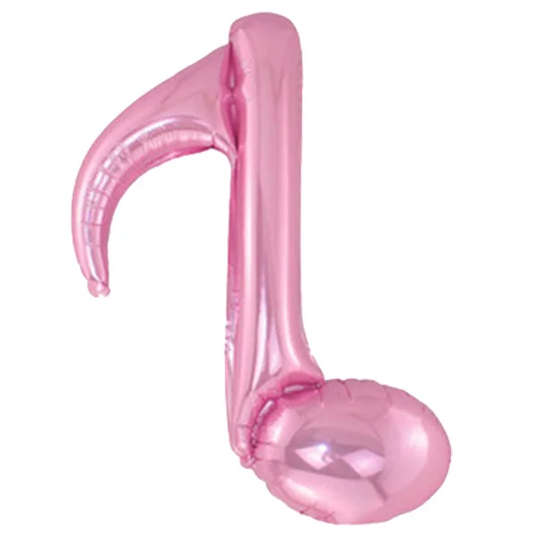 

Music Note Foil Balloons Pink Reusable Party Decoration For Birthday Wedding Celebration Helium Mylar Balloon