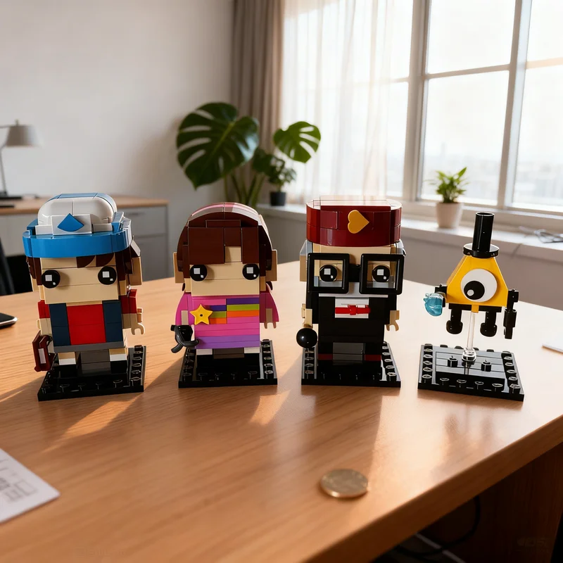 

Набор строительных блоков MOC Gravity Falls Brickheadz, 425 деталей, креативный подарок, коллекционный декор для детей и взрослых, для дома и офиса