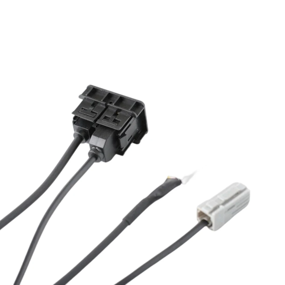

150-сантиметровый черный аудиокабель AUX с USB-портом для автомобилей Lexus, совместимый с навигационными системами DENSO, из материала ABS