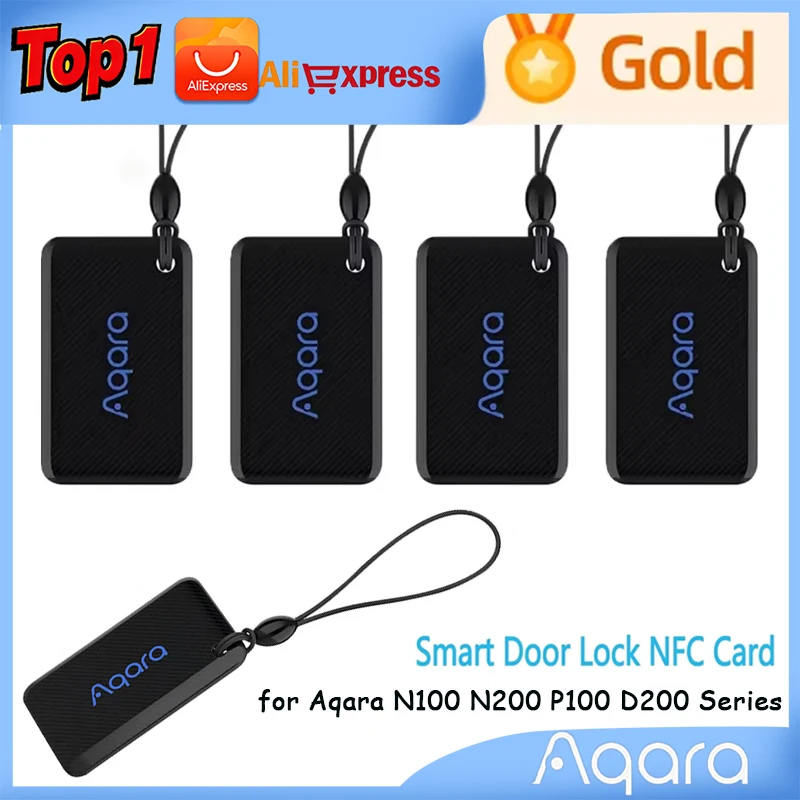 

Aqara Smart Door Lock NFC Card for Original Aqara Smart Door Lock N100 N200 P100 D200 Series EAL5+ Level Safety Program control