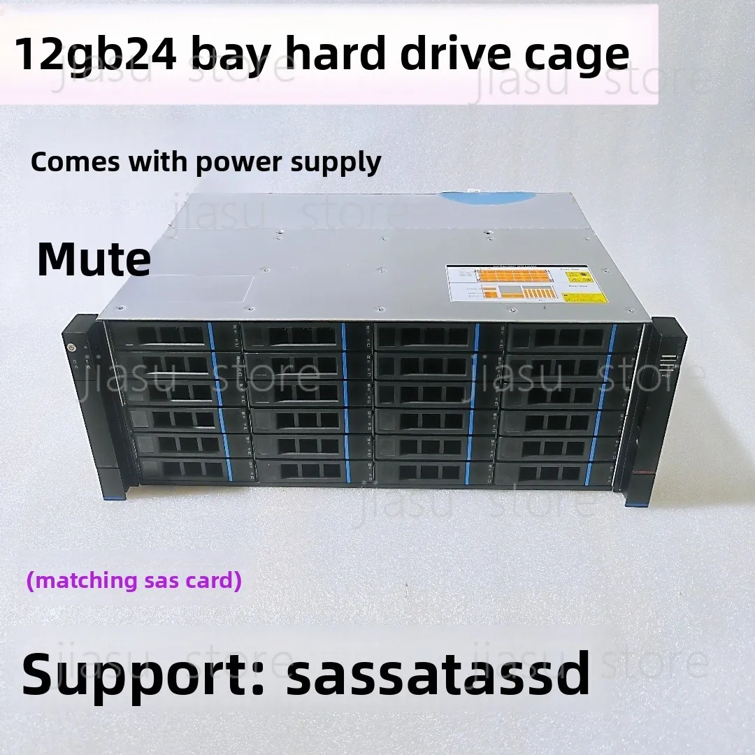 12-Festplatten-Positionen, 24-Festplatten-Positionen, 3,5-Zoll-6-12GB-Festplattengehäuse, Flying Bull NAS-Chassis-Erweiterungskabinett