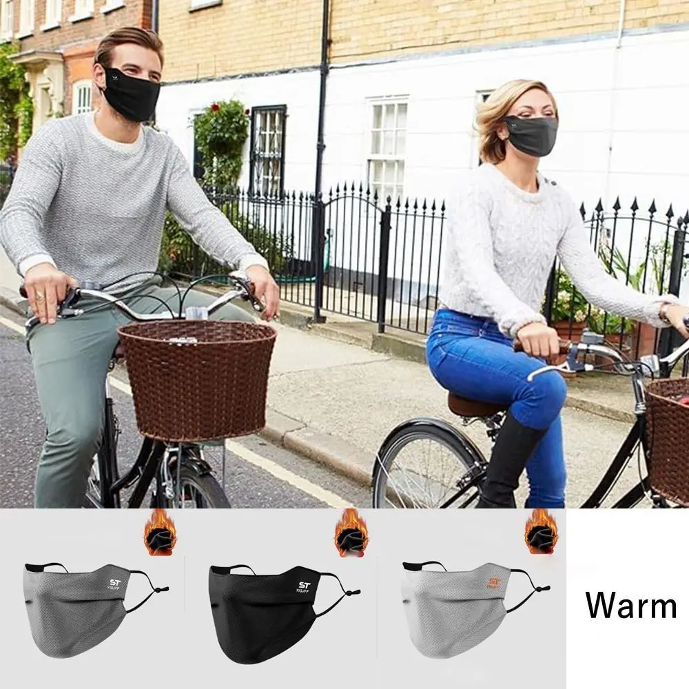 New Trendy Washable Sun Protection Face Mask Breathable Windproof UV Face Shield Warm Reusable Face Cover Running Riding