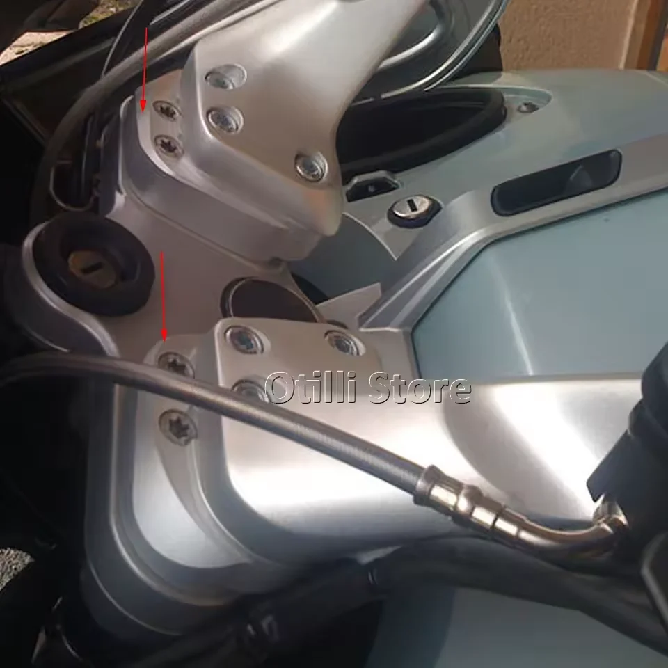 الناهض المقود الفضي لسيارات BMW R1200RT R1150RT R1100RT R1100R R1150R R 1100 1150 1200 RT R قطع غيار ملحقات الدراجات النارية #6
