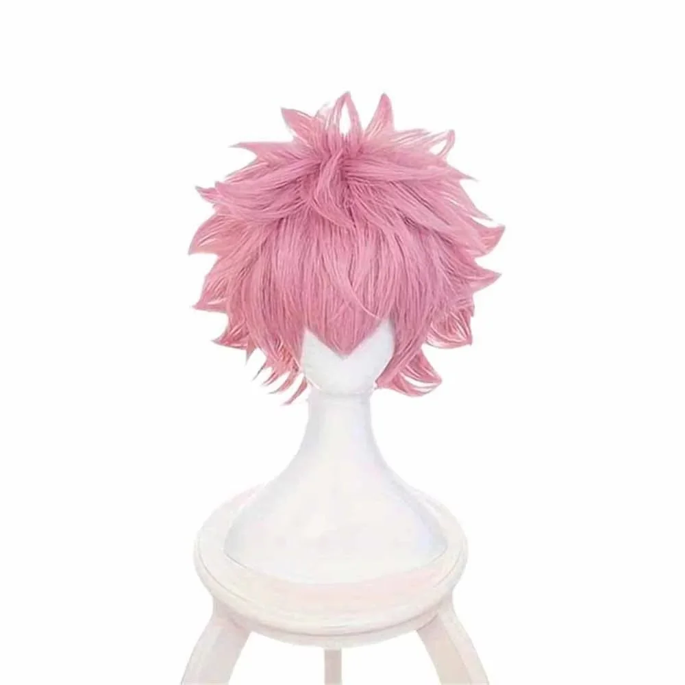 

Парик для косплея из синтетических волос аниме мой герой Академия Ashido Мина розовый реквизит для ролевых игр вечерние Carnival