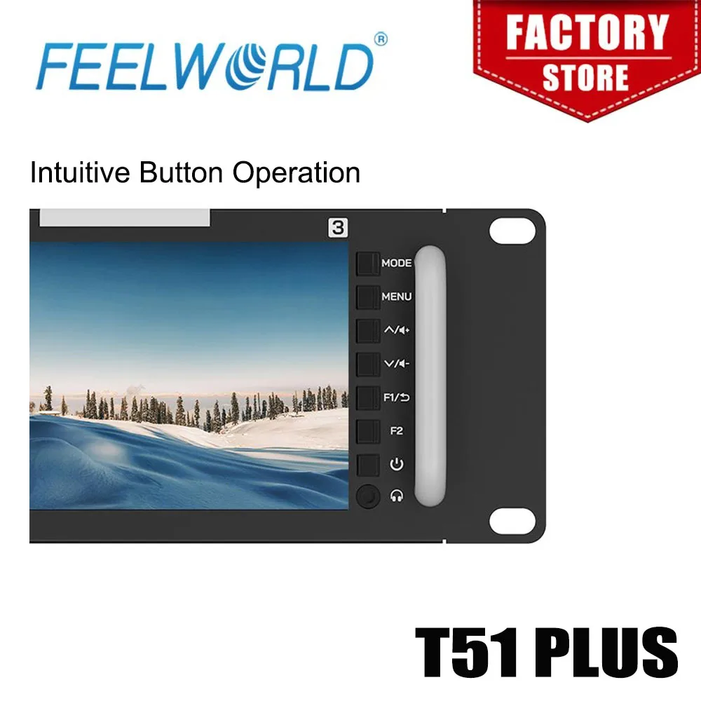 FEELWORLD T51 PLUS Triple 5.5