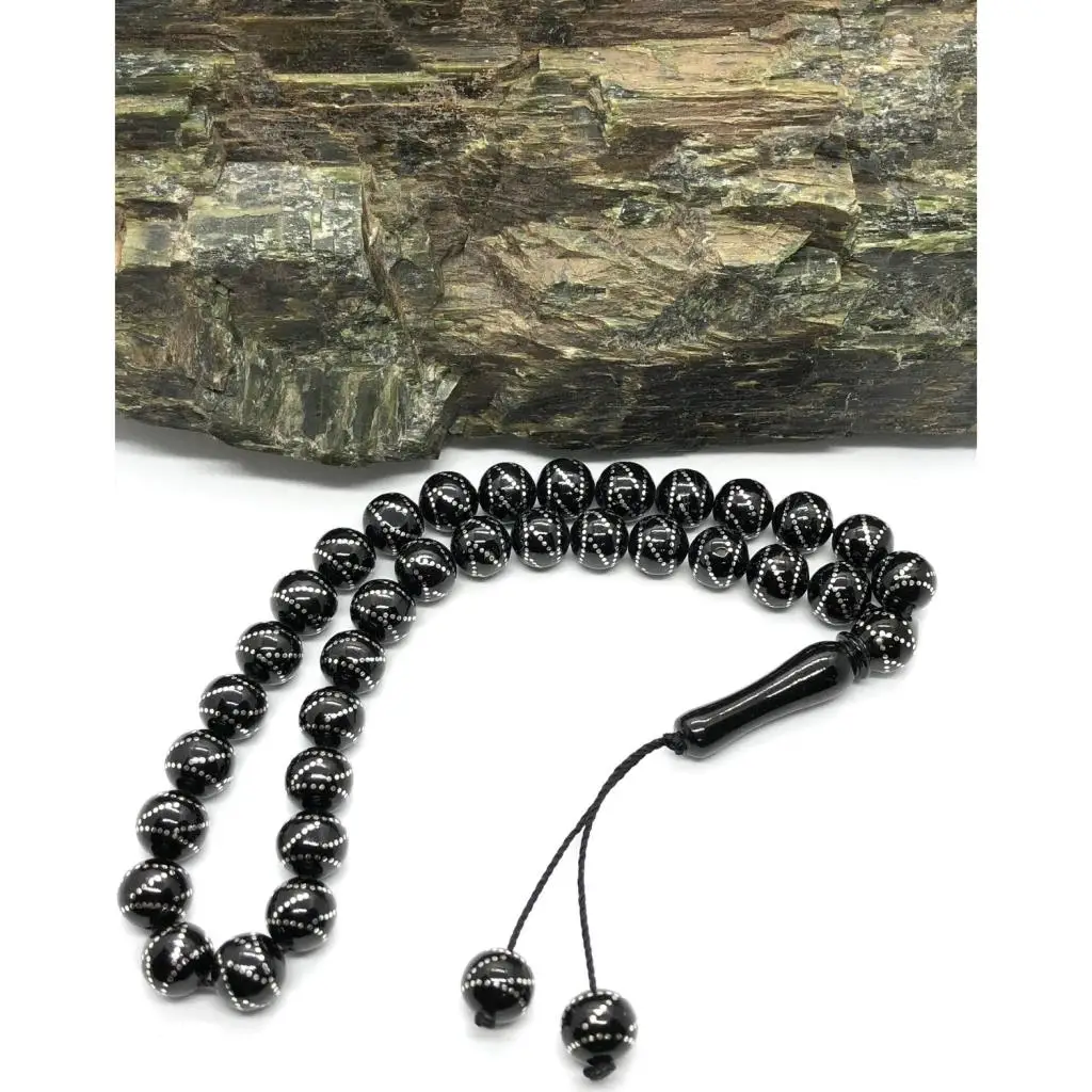 OLTU stone auger silver processing MODEL rosary