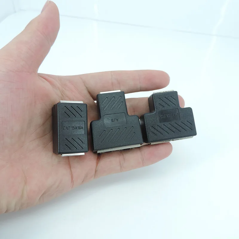 RJ45 to 2 way RJ45 Splitter connector Network extender Ethernet Kabel RJ45 adapter Gigabit interface Female to Female network H2