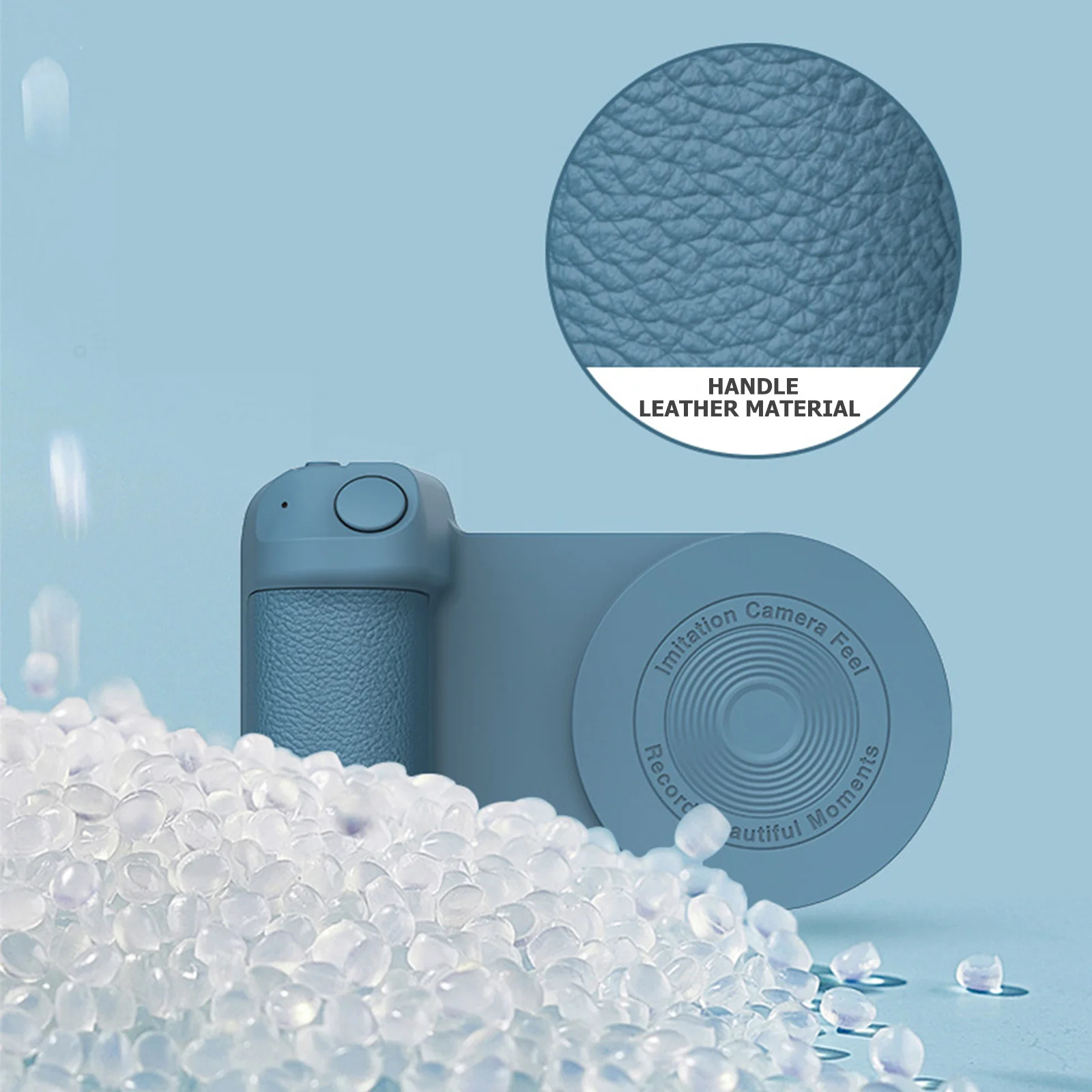 

Magnetic Camera Handle Phone Grip with Ergonomic Design for Smartphone Stability Portable Mount for Live Streaming and