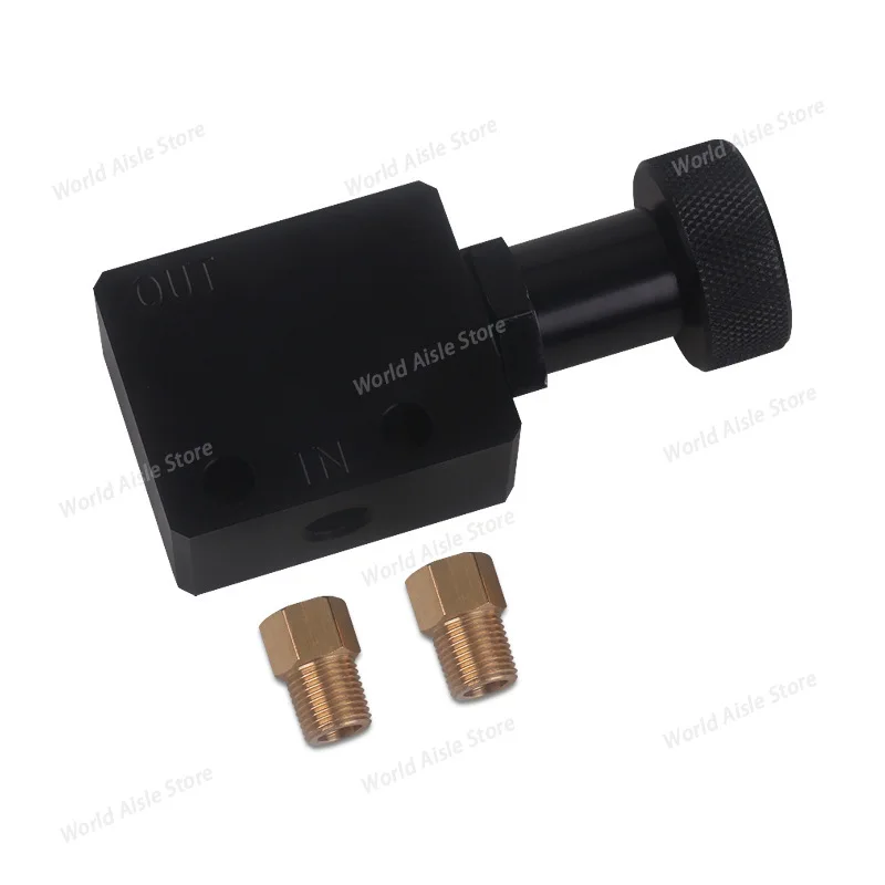 Adjustable Proportioning Valve For Universal Hot Rods 3/16 Brake 3/8-24 Fittings