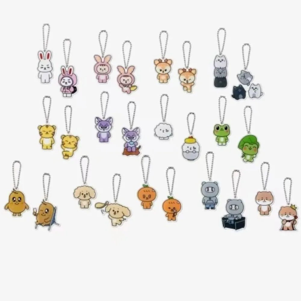 26pcs/set Kpop Miniteen Keychain Acrylic Keyring JEONGHAN JOSHUA HOSHI VERNON DINO WONWOO WOOZI MINGYU Backpack Accessories Gift