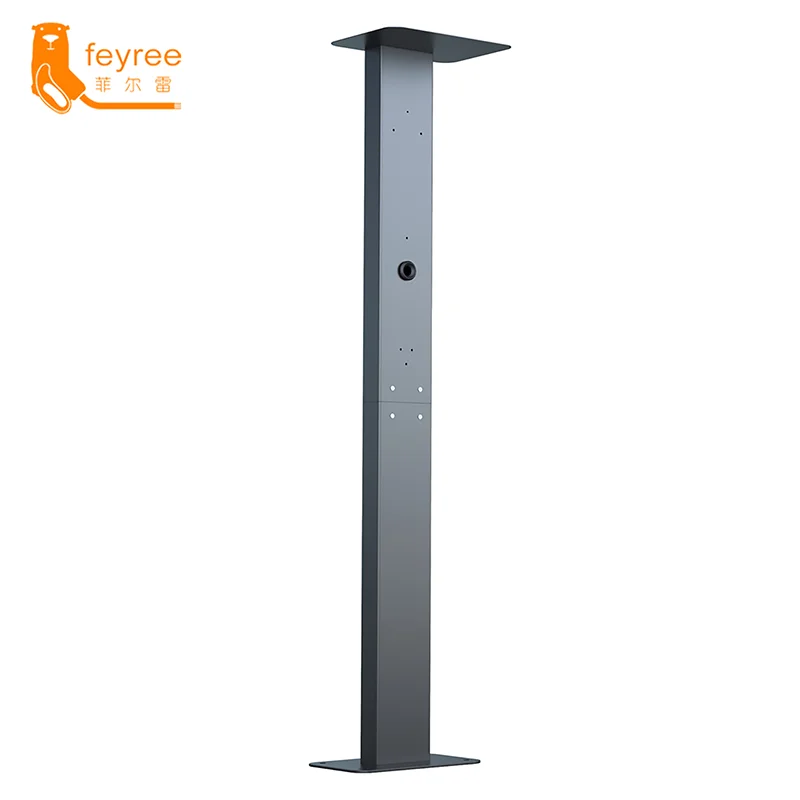 Feyree Elektrofahrzeug-Ladestation Ladesäule Aufrechter Pfosten Wandmontiert für Wallbox Typ1 Typ2 Ladegerät