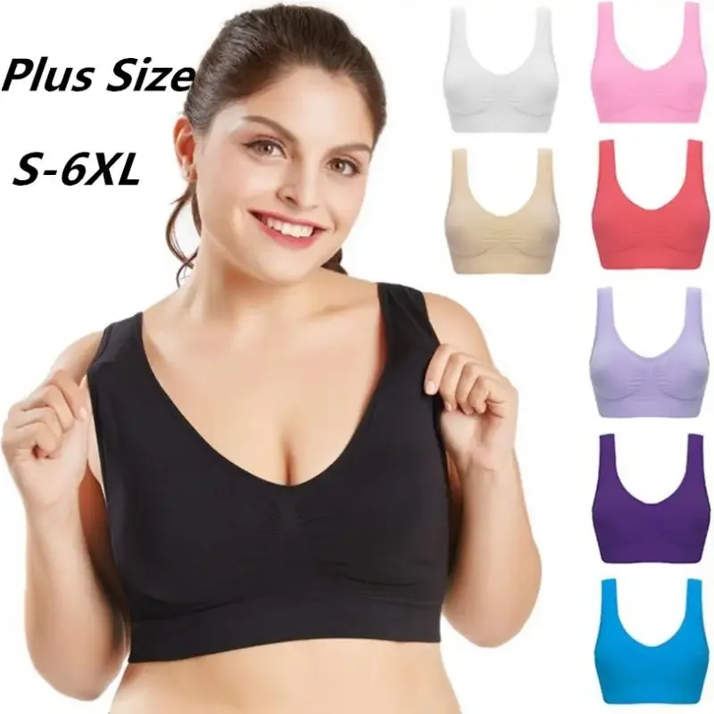 One Layer No Steel Ring  Women Sport Yoga Bra Running Vest Gym Workout Underwear Female Sportswear Brassiere Push Up Fitness Bra