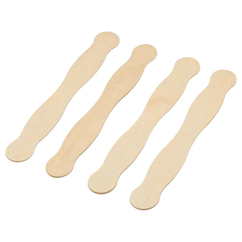 8Inch Fan Handles Or Wooden Spatula Or Paint Mixing Pack 200 Craft Popsicle Sticks For DIY Crafting Supplies Kit