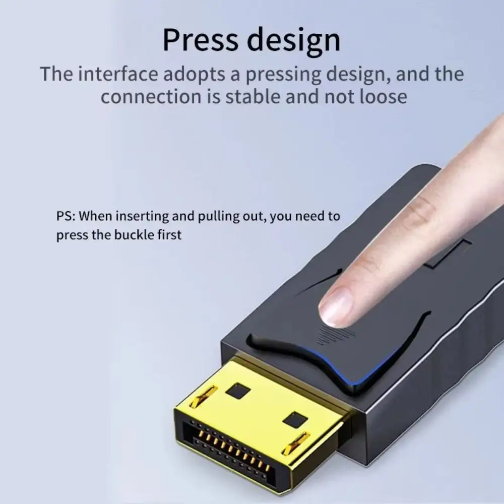 Connecting DP TO VGA Cable Extension Cable 24+1 Pin DisplayPort to VGA Adapter DP To DVI 1080P Conversion HD Video Cable