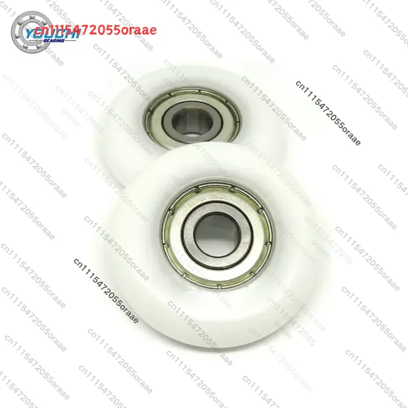 Rowing Machine Wheels 8x40x10mm Round POM Roller For Rower BSR62840-10 Rower Wheel OD 40mm Plastic Ball Bearing Wheels