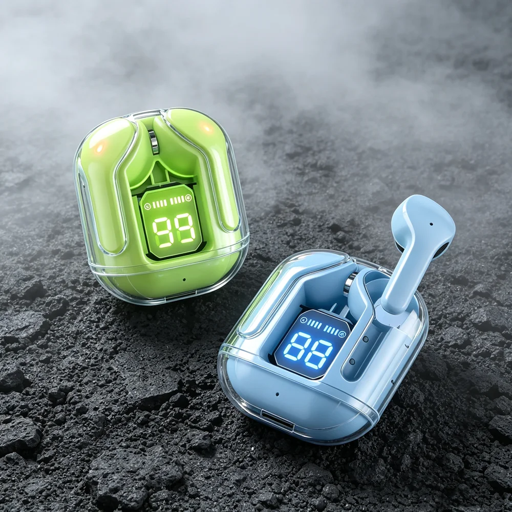 TWS Wireless Fone Bluetooth Earbuds Transparency-mode Bluetooth Headphones Enhance Situational Awareness for Urban Commuters