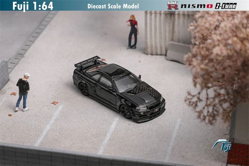 Fuji 1:64 Skyline GT-R R34 Nismo Z-Tune limited499 Diecast Model Car