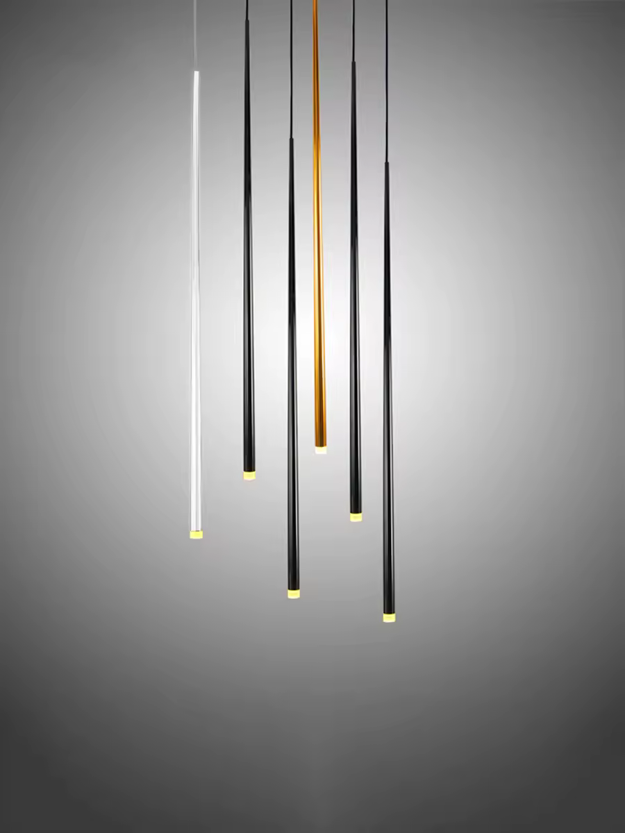 גופי תאורת תליון LED מודרניים, ניתן לעמעום 3 ס"מ, אלומיניום חרוטי ואקריליק, מנורת תלייה לבית, סלון, פינת אוכל, בית קפה, בר