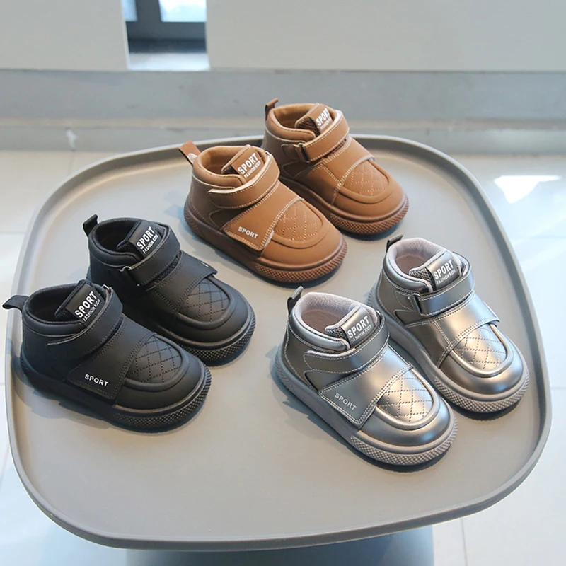 

Autumn Winter Baby Girls Boys Casual Boots Children Outdoor Shoes Toddler Kids Sneakers Anti-slip Soft Sole Infant Shoes