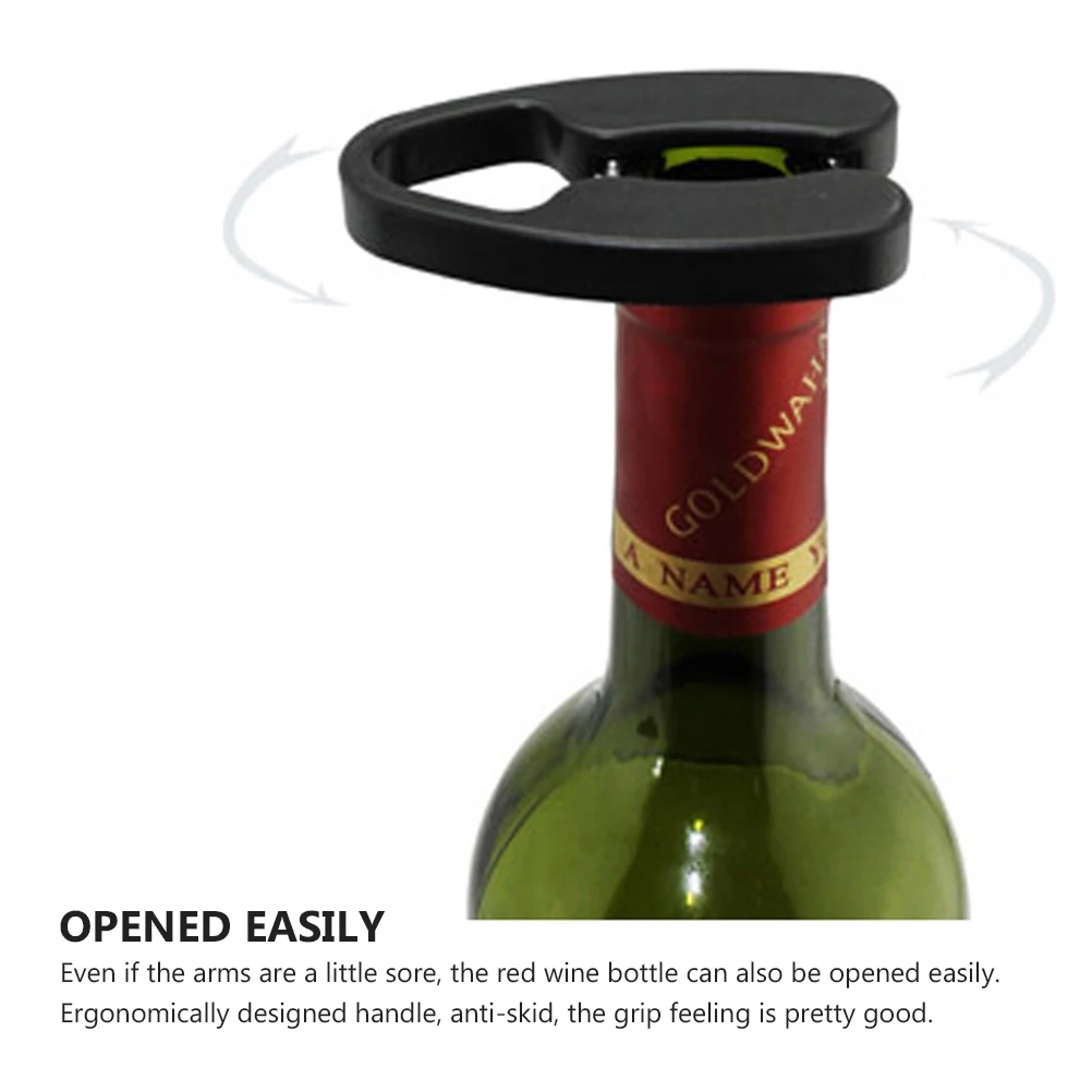 

12 pcs Bottle Foil Cutter Black Rustless Stainless Steel Wine Opener Ergonomic Non-Slip Kitchen Gadget Portable Bar Tool Red