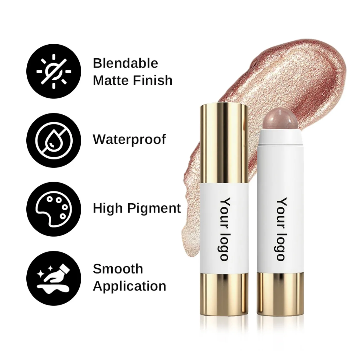 Private Label Custom Logo Vegan Wholesale Makeup Face Contour Stick Highlighter Concealer Natural Shading Sculpting Blusher