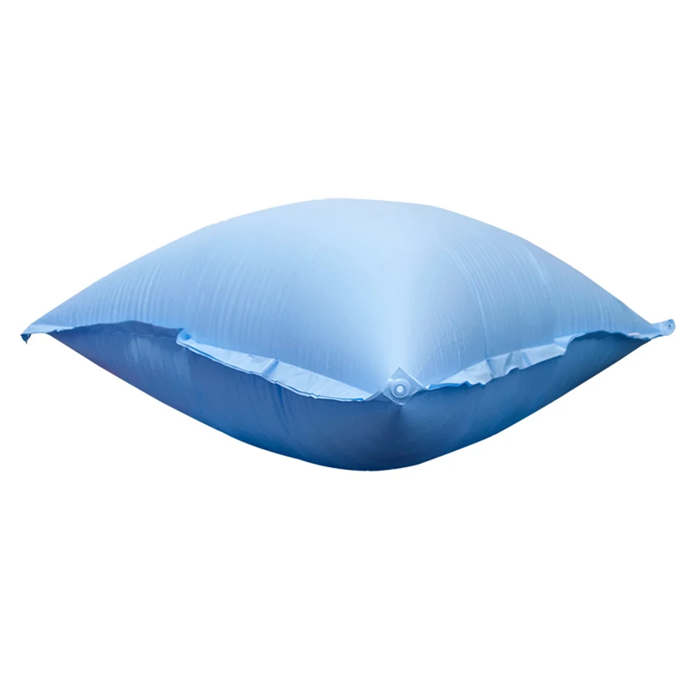 PVC Inflatable Pool Pillow Winter Swimming Pool Protection Pillow 120x120 Cm Large Cold-resistant Air Cushion With Ropes