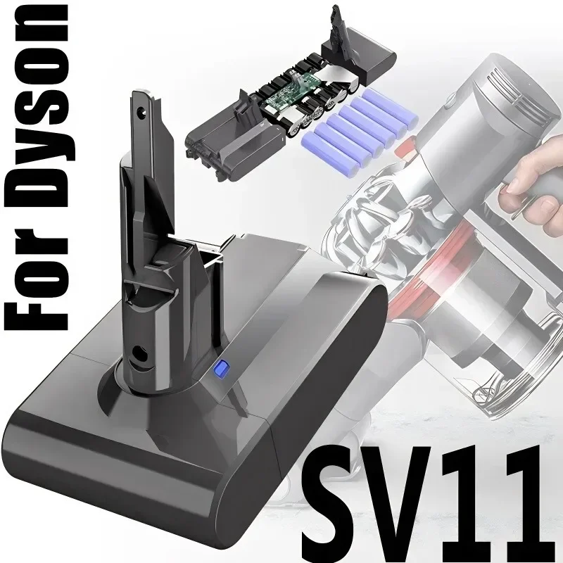 

21.6V For Dyson All Series 8000mAh V6 V7 V8 Replacement Battery DC62 SV10 SV11 SV12 CordFree Vacuum Handheld Vacuum Cleaner