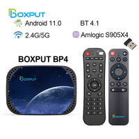 BOXPUT BP4 TV BOX Android 11 Amlogic S905X4 Dual Wifi AV1 100M Support 4K Voice Assistant Media Player HK1 RBOX X4/X4S